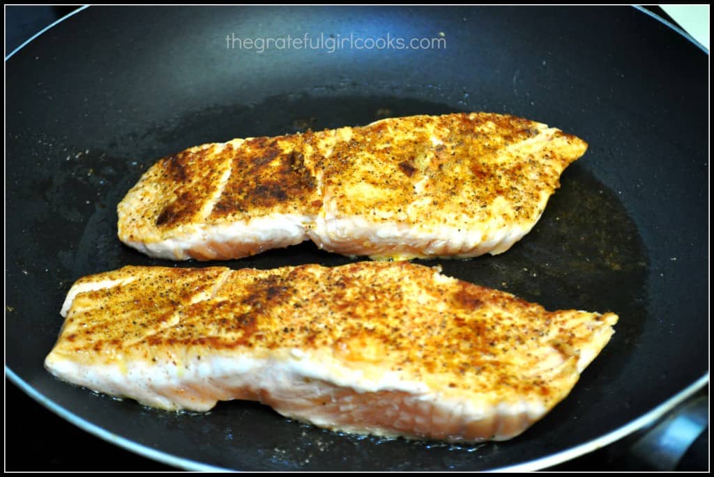 Pan Seared Creole Salmon / The Grateful Girl Cooks!