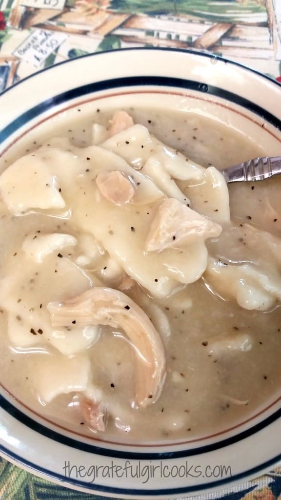 Grandma's Southern-Style Chicken n' Dumplings / The Grateful Girl Cooks!