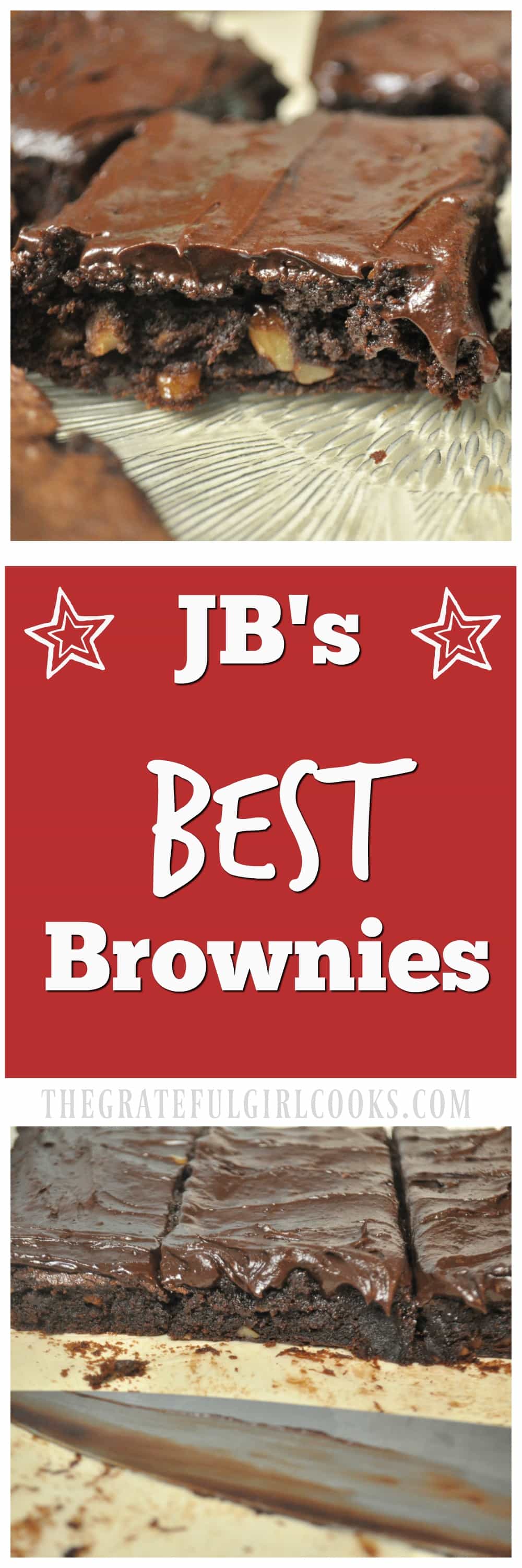 JB's Best Brownies / The Grateful Girl Cooks! JB's Best Brownies / The Grateful Girl Cooks!