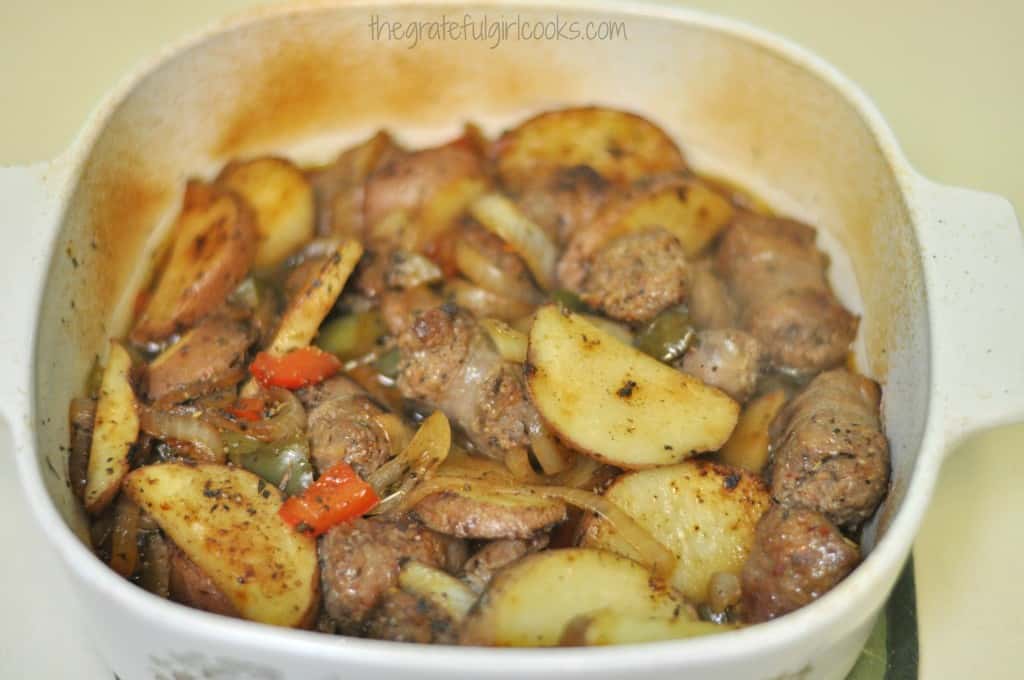 Italian Sausage & Potato Casserole The Grateful Girl Cooks!