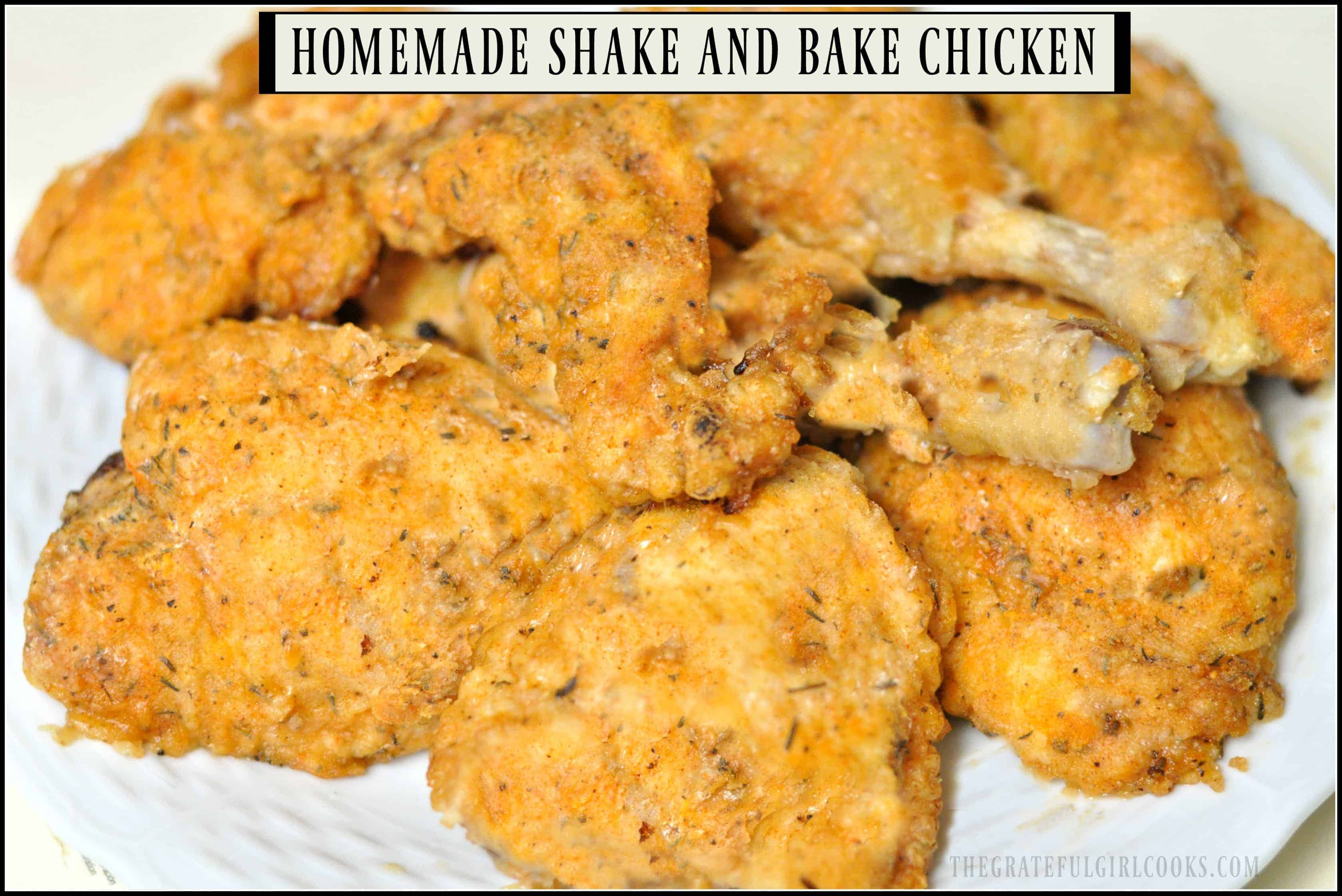 Homemade Shake And Bake Chicken The Grateful Girl Cooks 