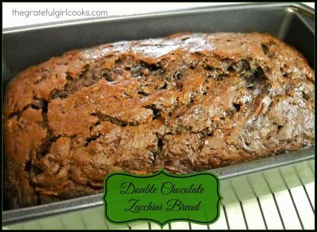 Have extra zucchini? Double Chocolate Zucchini Bread is a delicious chocolate loaf with a secret ingredient your kids will never know is in there...zucchini!