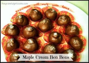 Maple Cream Bon Bons 