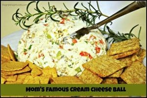 Mom's Famous Cream Cheese Ball 