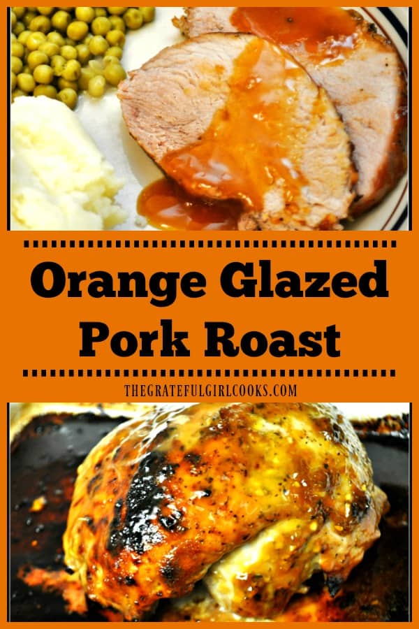 You'll really enjoy this delicious Orange Glazed Pork Roast, with dry rub spices, baked until tender, coated and served with a sweet citrus glaze.