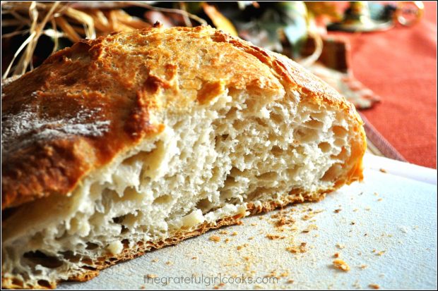 No-Knead Bread / The Grateful Girl Cooks!