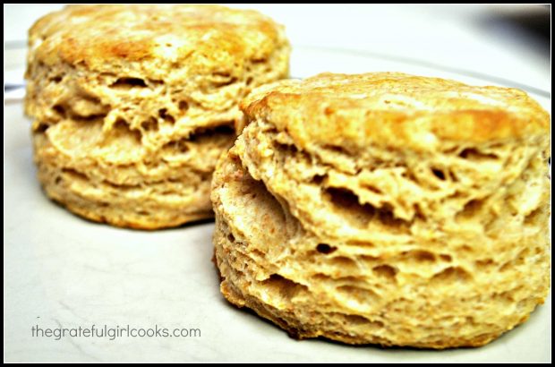 Lots of buttery layers in these sky high biscuits!