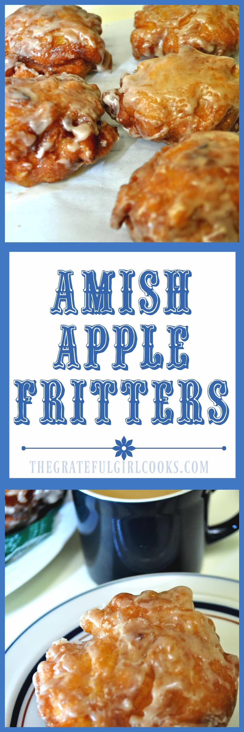 Amish Apple Fritters / The Grateful Girl Cooks! Amish Apple Fritters / The Grateful Girl Cooks!