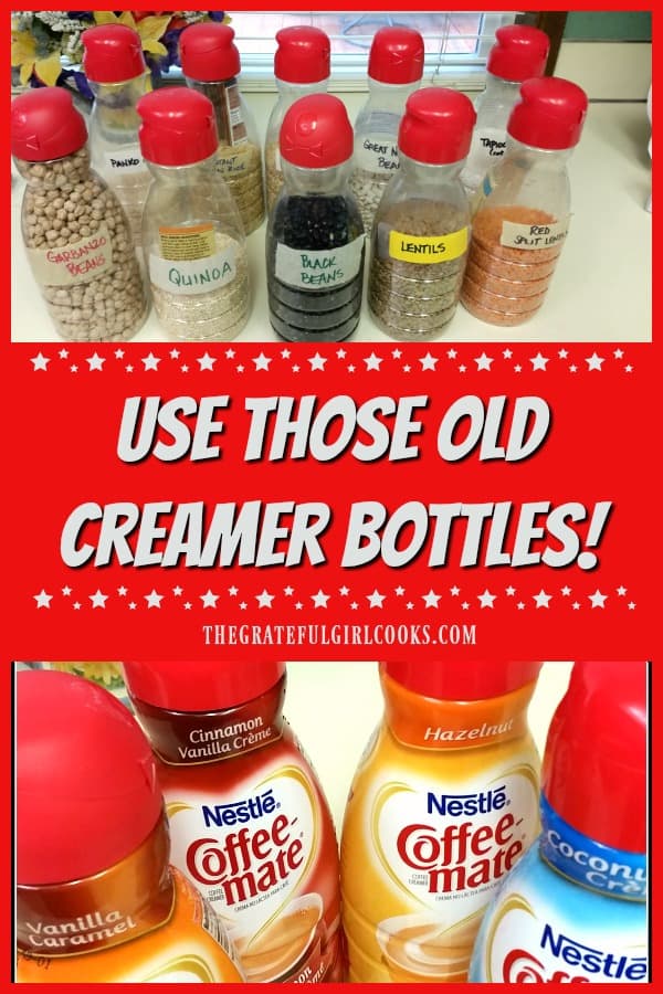 Ways To Reuse A Coffee Creamer Container - Reuse Grow Enjoy