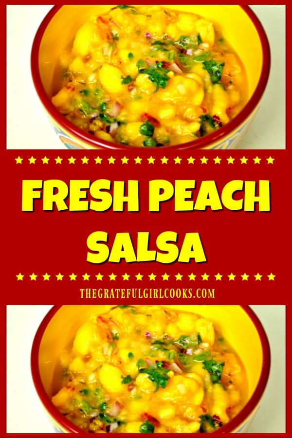 Fresh Peach Salsa!