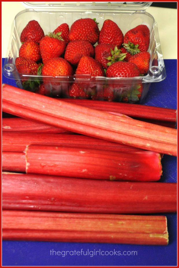 Strawberry-Rhubarb Pie / The Grateful Girl Cooks!