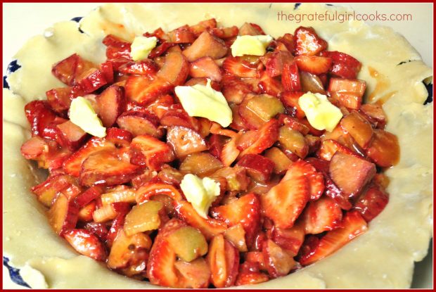 Strawberry-Rhubarb Pie / The Grateful Girl Cooks!