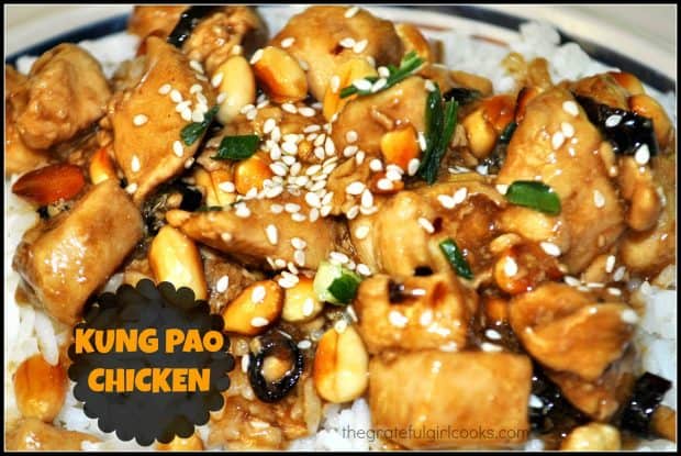 Who needs takeout when you can make amazing Kung Pao Chicken from the comfort of your own home? Serve this classic Chinese dish with rice for a great meal!