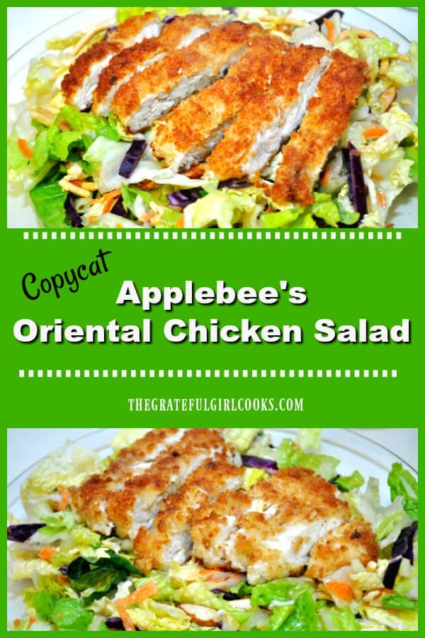 Make a copycat version of Applebee's Oriental Chicken Salad in the comfort of your own home. You'll love this delicious main course salad!