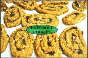 Date Roll Cookies 