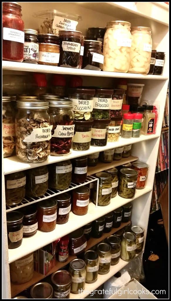 My Heart is Full... So Are My Pantry Shelves! / The Grateful Girl Cooks!