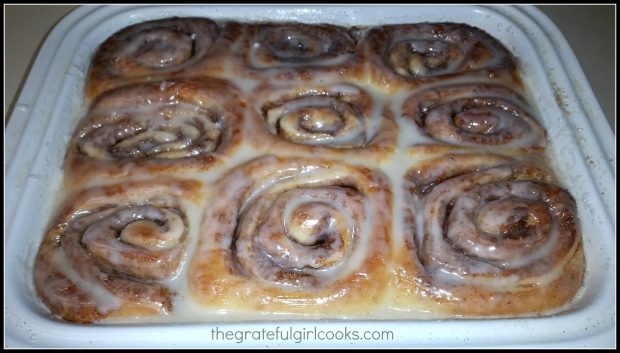 Homemade Cinnamon Rolls / The Grateful Girl Cooks!