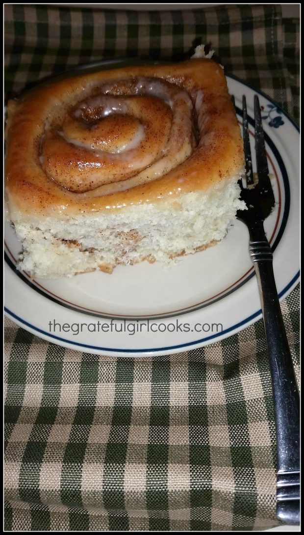 Homemade Cinnamon Rolls / The Grateful Girl Cooks!