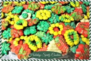 Holiday Spritz Cookies 
