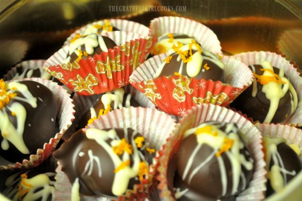 Chocolate-Orange Truffles / The Grateful Girl Cooks!