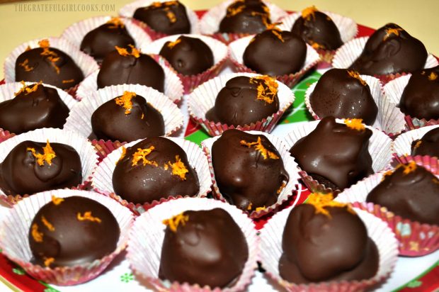 Chocolate-Orange Truffles / The Grateful Girl Cooks!