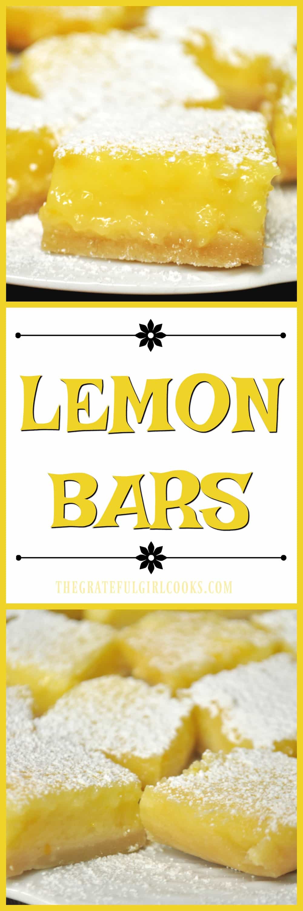 Lemon Bars / The Grateful Girl Cooks! Lemon Bars / The Grateful Girl Cooks!