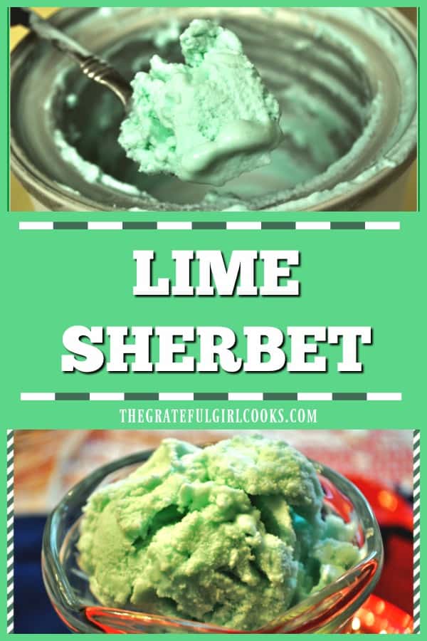 Who doesn't like creamy, sweet and tangy lime sherbet? Enjoy this easy to make frozen treat in about 30 minutes, using an ice cream maker.