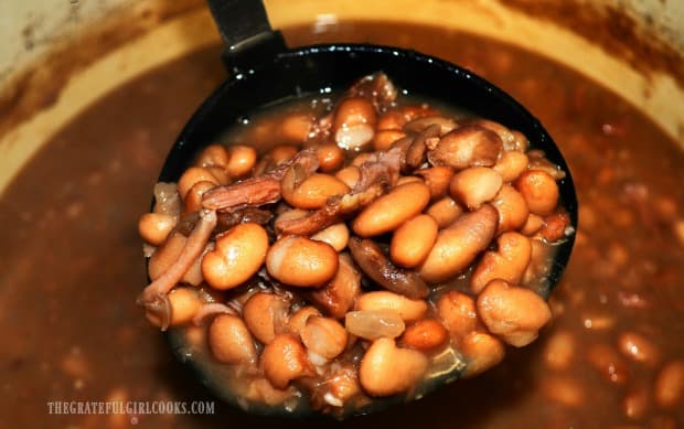 Pinto beans and ham is served!