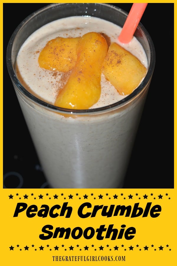 Peach Crumble Smoothie