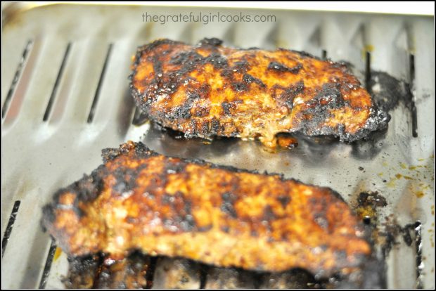 Chili-rubbed steak is cooked under oven broiler for Southwestern cobb salad.