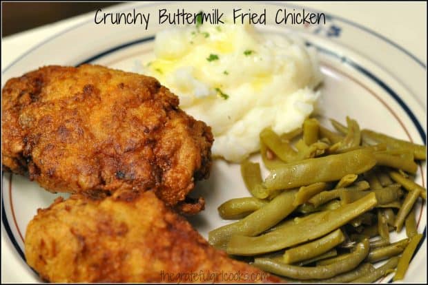 Why pay for a bucket of chicken for dinner when it's easy to make delicious, crunchy buttermilk fried chicken at home for a fraction of the cost?