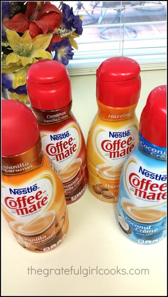 Use old bottles from creamer for storage