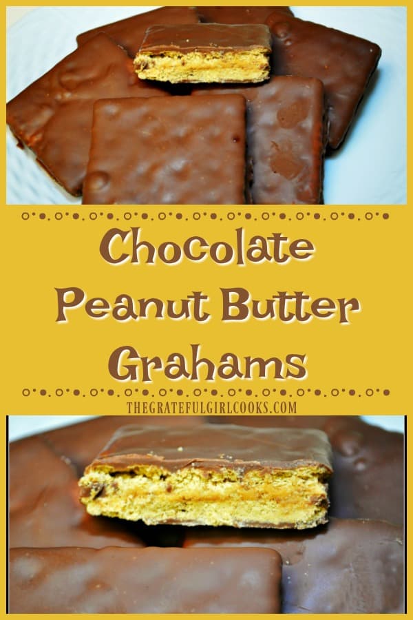Craving chocolate? Make yummy chocolate peanut butter grahams easily and quickly to satisfy those cravings, using only a few simple ingredients!