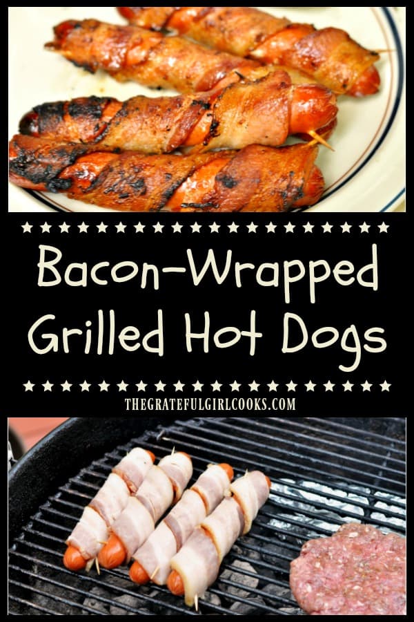 Bacon-Wrapped Grilled Hot Dogs