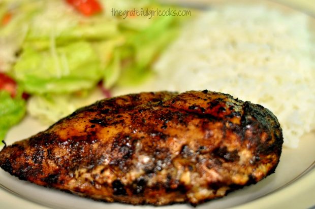 EASY Grilled Chicken With Jerk Seasoning / The Grateful Girl Cooks!