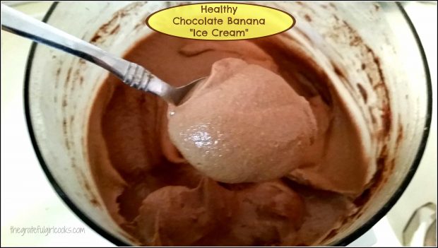 All you need are several frozen bananas, cocoa powder and a food processor to make a batch of this yummy and healthy Chocolate Banana "Ice Cream"!