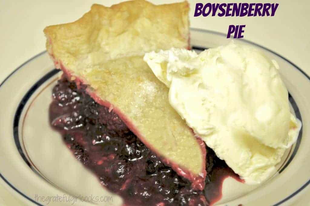 Boysenberry Pie The Grateful Girl Cooks!