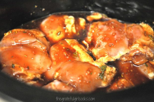 Honey Garlic Chicken (for crock pot) / The Grateful Girl Cooks!