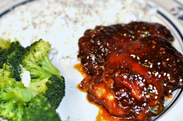 Honey Garlic Chicken (for crock pot) / The Grateful Girl Cooks!