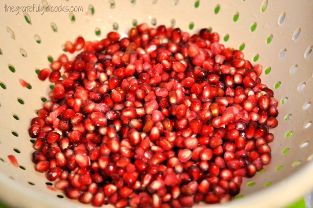 Rinse the seeds in a colander.