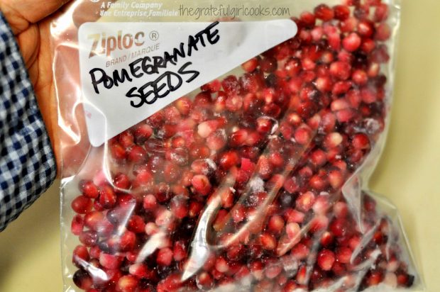 You Can freeze them after you remove pomegranate seeds.