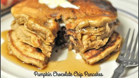Pumpkin Chocolate Chip Pancakes The Grateful Girl Cooks
