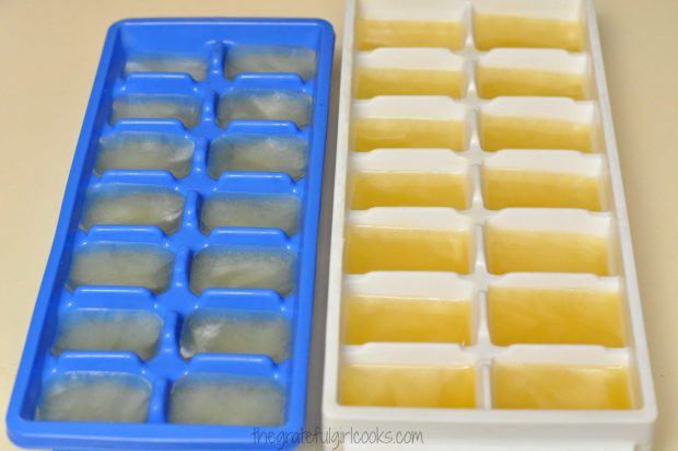 Tip Of The Day #6 - Freezing Lemon Juice In Small Portions / The Grateful Girl Cooks!