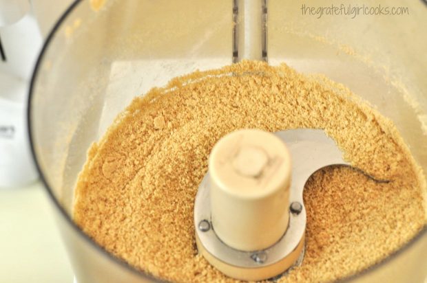 Very fine graham cracker crumbs will be added to the fruitcake mixture.