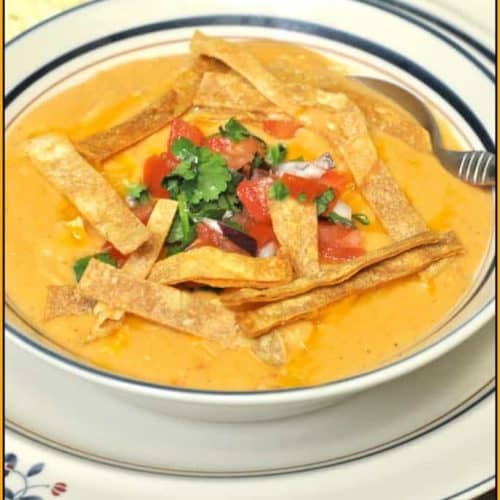 Chili's Chicken Enchilada Soup (copycat) The Grateful Girl Cooks!