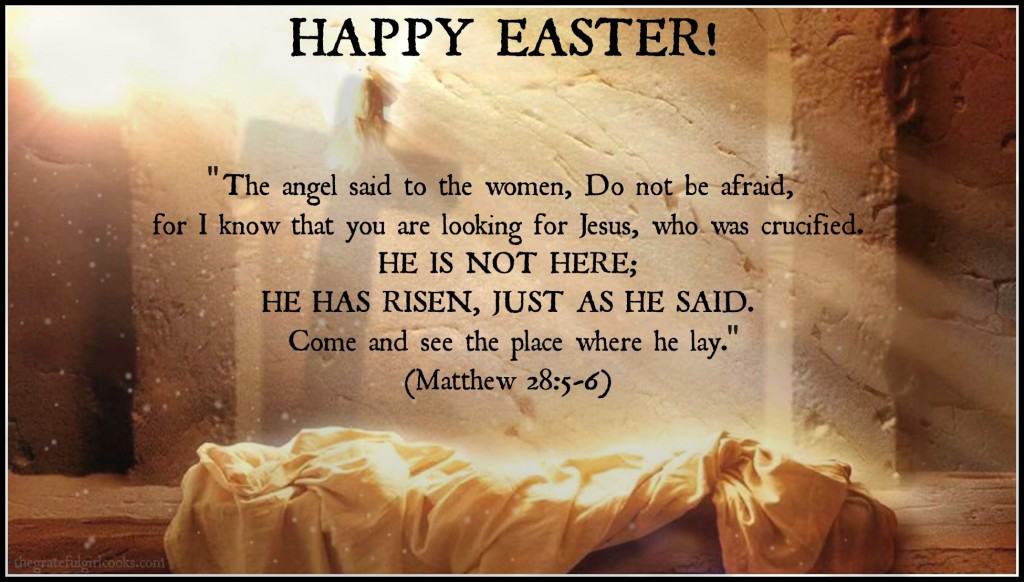 Happy Easter! (Resurrection Sunday) / The Grateful Girl Cooks!