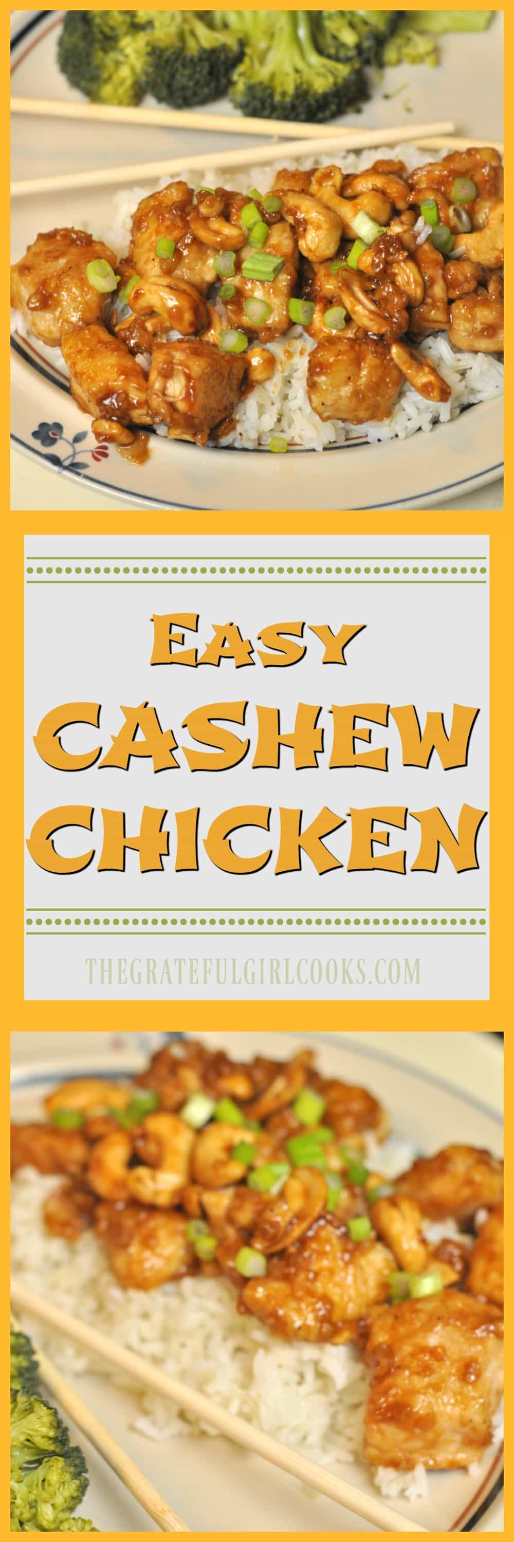 Easy Cashew Chicken / The Grateful Girl Cooks! Easy Cashew Chicken / The Grateful Girl Cooks!
