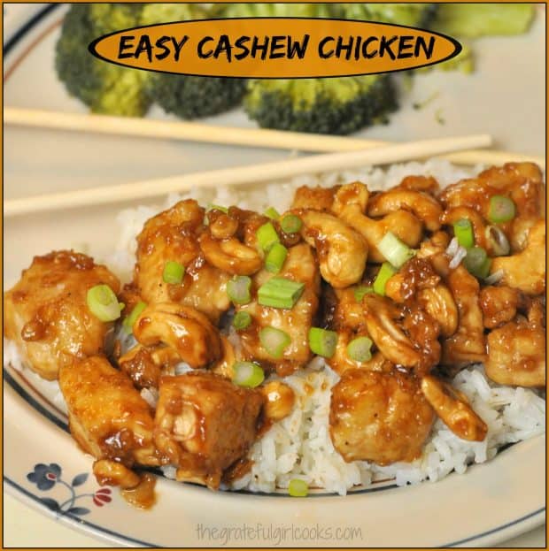 Your friends and family will love easy cashew chicken (a favorite Chinese dish) , that can be made in 20 minutes, for a fraction of the cost of takeout!