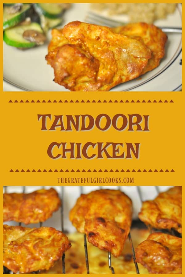 Tandoori Chicken (Weight Watchers) / The Grateful Girl Cooks!