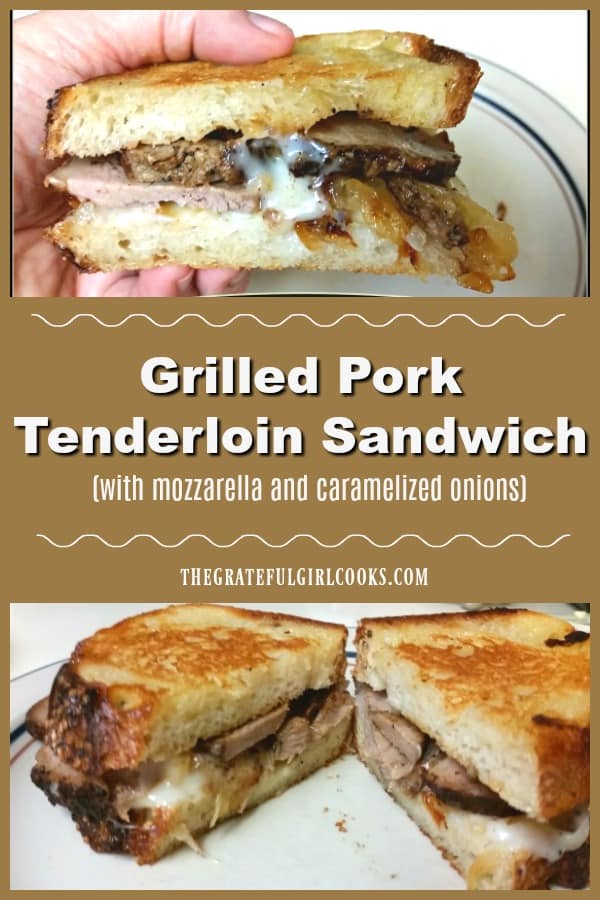 Have leftover pork roast and need a tip on how to use it up? Make a delicious grilled pork tenderloin sandwich with mozzarella and caramelized onions!